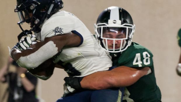 Utah State vs MSU, Spartan Stadium, East Lansing, MI, August 31, 2018